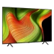 LG OLED65B56LA Ultra HD 4K OLED televizyon, genel renkli ekranında canlı dalga desenleri görünüyor.