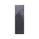 Huawei MateStation S masaüstü bilgisayar, koyu gri kasası ve çizgili ön panel tasarımıyla önden görünür