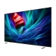 Samsung 115MR95 Ultra HD 4K LED televizyon, genel renkli ekranında canlı renkli soyut görüntü.