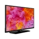 Vestel 32H9530 HD Ready LED televizyon, siyah çerçeveli ekranında canlı pembe ve turuncu renkler gösteriyor