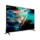 Axen AX49FAL403 Ultra HD 4K TV, siyah çerçeveli LED televizyon ve renkli ekranı