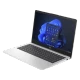 HP 245 G10 D0NZ6ES gri ultrabook laptop, arkadan görünüm klavye ve ekran açık