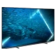 Philips 48OLED707 Ultra HD 4K OLED televizyon, mavi ışık efektli deniz manzaralı ekran, genel renk