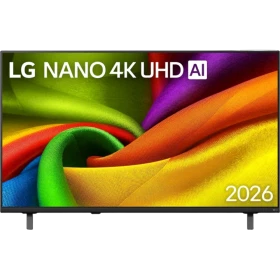 LG 50NU8E0B3LA Ultra HD 4K TV, renkli ekranı ve ince siyah çerçevesiyle önden görünür