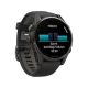 Garmin Fenix 8 43mm Sapphire titanyum aktivite saati, siyah kordon ve Sprint antrenman ekranıyla