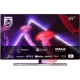 Philips 65OLED807 Ultra HD 4K OLED televizyon ekranında eller ve renkli görseller, 65 inç genel renkli tasarım