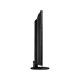Samsung 40H5373 Full HD FHD LED televizyonun yan profilden görünümü, genel renk, televizyon ayaklı tasarım