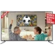 Vestel 65PF7575 Full HD LED televizyon, geniş ekranında futbol maçı izleyen iki taraftarın görüntüsüyle