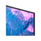 Samsung 85Q70C QLED Ultra HD 4K TV ekranında canlı mavi-pembe renkler, geniş açıdan görünüm.