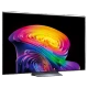 LG OLED83C64LA Ultra HD 4K OLED televizyon, renkli soyut görüntü ve ince siyah tasarım