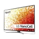 LG 86NANO916PA Ultra HD 4K LED televizyon, NanoCell ekranında canlı turuncu-sarı renkler.