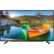 Grundig 43 VLE 6830 BP Full HD LED televizyon, gölde tekneler ve dağ manzarası gösteren siyah ekranlı TV