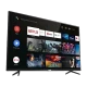 TCL 65P615 Ultra HD 4K LED televizyon; Netflix ve uygulama ekranı görünen genel siyah TV tasarımı