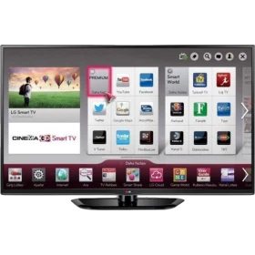 LG 50PH670S Full HD FHD plazma televizyon ekranında Smart TV uygulama arayüzü görünüyor