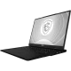 MSI CreatorPro X18 HX A14VKSG-481TR gri iş ve ofis laptopu, açık kapaklı görünüm.