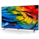 Axen AX43DIL13-TNR Full HD FHD LED televizyon, siyah çerçeveli ve renkli tüy görüntüsüyle
