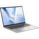 ASUS Vivobook 16 X1607QA-MB089W gri iş ve ofis laptopu açık ekranlı, klavye görünüyor