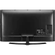 LG 49LJ624V Full HD LED televizyon arka bağlantı paneli, genel siyah renkli model görünümü