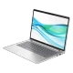 HP ProBook 440 G11 9Y7C9ET gümüş ultrabook laptop, açık klavye ve parlak ekran görünümü