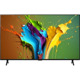 LG 98QNED89T6A Ultra HD 4K QNED televizyon; canlı renkli boya sıçraması ekranda, genel renk vitrin görseli