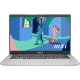 MSI Modern 14 C11M-216XTR gri ultrabook laptop; ekranında oyun görselleri ve MSI logosu görünüyor