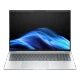 HP EliteBook 8 G1i 16 AI gümüş iş ve ofis laptopu açık ekranlı, ince tasarım.