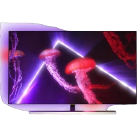 Philips 55OLED807 Ultra HD 4K OLED televizyon, canlı renkler ve HDR efektli ekran görüntüsü