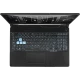 Asus TUF Gaming A15 FA506NCG-HN267A021 siyah oyuncu laptop klavye görünümü, RGB aydınlatmalı tasarım