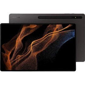 Samsung Galaxy Tab S8 Ultra Wi‑Fi 512 GB 16 GB koyu gri oyuncu tablet, arka planlı ana vitrin görünümü