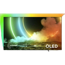 Philips 65OLED706 Ultra HD 4K OLED televizyon, ambilight ışıklı manzara ekranı, genel renk.