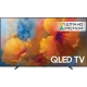 Samsung 88Q9F Ultra HD 4K QLED TV, canlı renklerle çiçek temalı ekran görüntüsü, vitrinde sergileniyor