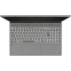 Casper Nirvana C550.1235-8V00T-G-F gri iş ve ofis laptop klavye ve touchpad görünümü