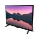 Sunny SN39DAL13 HD Ready HD TV, siyah çerçeveli televizyon ve manzara görüntüsüyle önden açılı görünüm