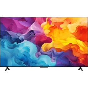 TCL 65V6B Ultra HD 4K LED televizyon, renkli soyut ekran görüntüsüyle vitrin modeli, genel görünüm