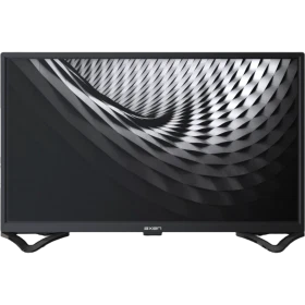 Axen AX32DAB043 HD Ready HD TV, siyah çerçeveli LED televizyonun önden görünümü