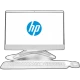 HP 200 G3 3VA48EA beyaz masaüstü bilgisayar; monitör, klavye ve mouse birlikte gösteriliyor