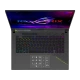 Asus ROG Strix G16 G614FRA10-S5110A10 siyah oyuncu laptop; RGB ışıklı klavye ve ROG ekran görünüyor.