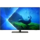 Philips 48OLED808 Ultra HD 4K OLED televizyon, genel renkli ekran üzerinde deniz canlıları görüntüsü gösterir.
