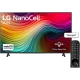 LG 55NANO81T6A Ultra HD 4K LED TV, webOS ve NanoCell renkli ekran ve uzaktan kumanda ile birlikte