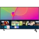 Sunny SN65FMN503 Ultra HD 4K TV, renkli ekranında akış uygulamaları bulunan siyah televizyon