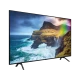 Samsung 65Q70R Ultra HD 4K QLED televizyon, genel siyah tasarımlı ayaklı ekran görüntüsü