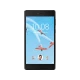 Lenovo TAB 7 Essential TB-7304F 16 GB siyah tablet, ana ekranında saat ve bildirim görünüyor