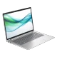 HP ProBook 440 G11 9Y7C9ET gümüş ultrabook laptop açık ekranlı, klavye görünümüyle önden tasarım.