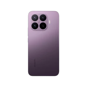 Mor renkli Xiaomi 17T Pro akıllı telefonun arka yüzeyi ve büyük çoklu kamera modülü görünümü