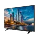 Grundig 49 VLX 7810 BP Ultra HD 4K LED televizyon, şehir manzarası gösteren ince çerçeveli TV