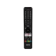 Vestel 50UA9530 Ultra HD 4K TV için siyah uzaktan kumanda, Netflix ve YouTube tuşlarıyla