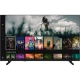 Vestel 50UT9840 Ultra HD 4K LED televizyon, ekranda dijital içerik menüsü gösteriyor