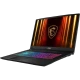MSI Katana 17 HX B14WFK-216XTRAT33 siyah oyuncu laptop; RGB klavye aydınlatması ve ejderha logosu ekranı
