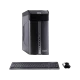 Casper D3H.7500-4T45X siyah masaüstü bilgisayar kasası, klavye ve mouse seti