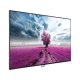 Vestel 55UD9590 Ultra HD 4K LED televizyon, siyah çerçeveli ve pembe ağaç manzarası gösteren ekran